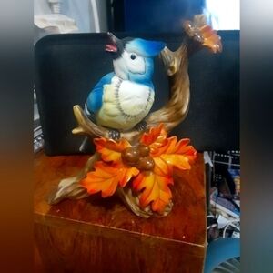 Set of 2 Bluejay on a Branch